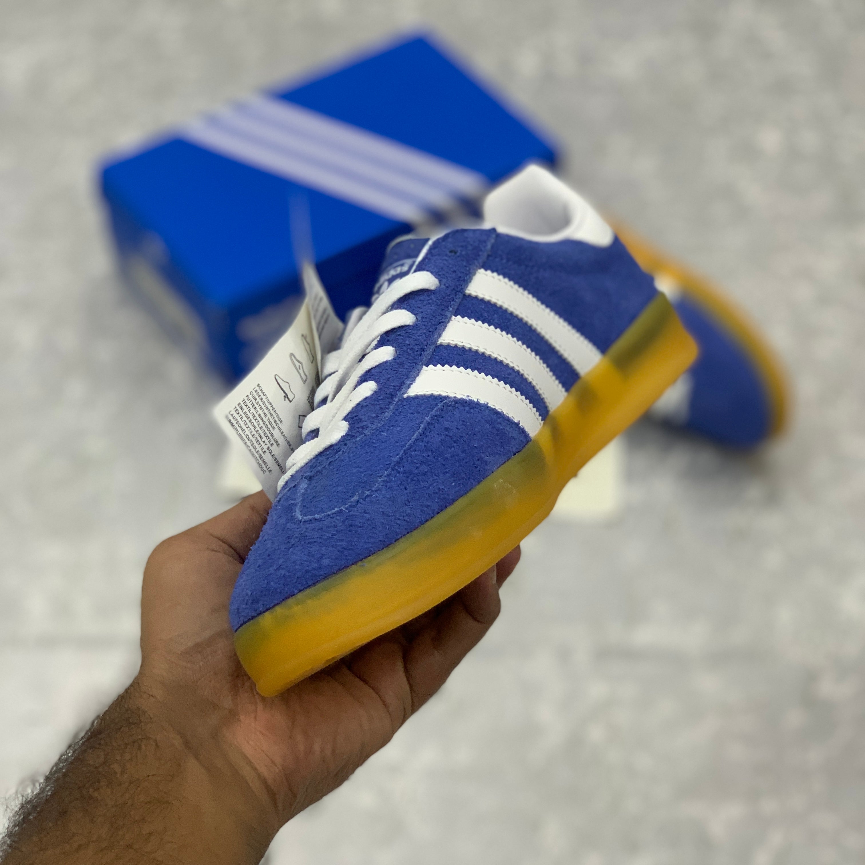 Adii Gazelle (Blue Suede) Premium Batch