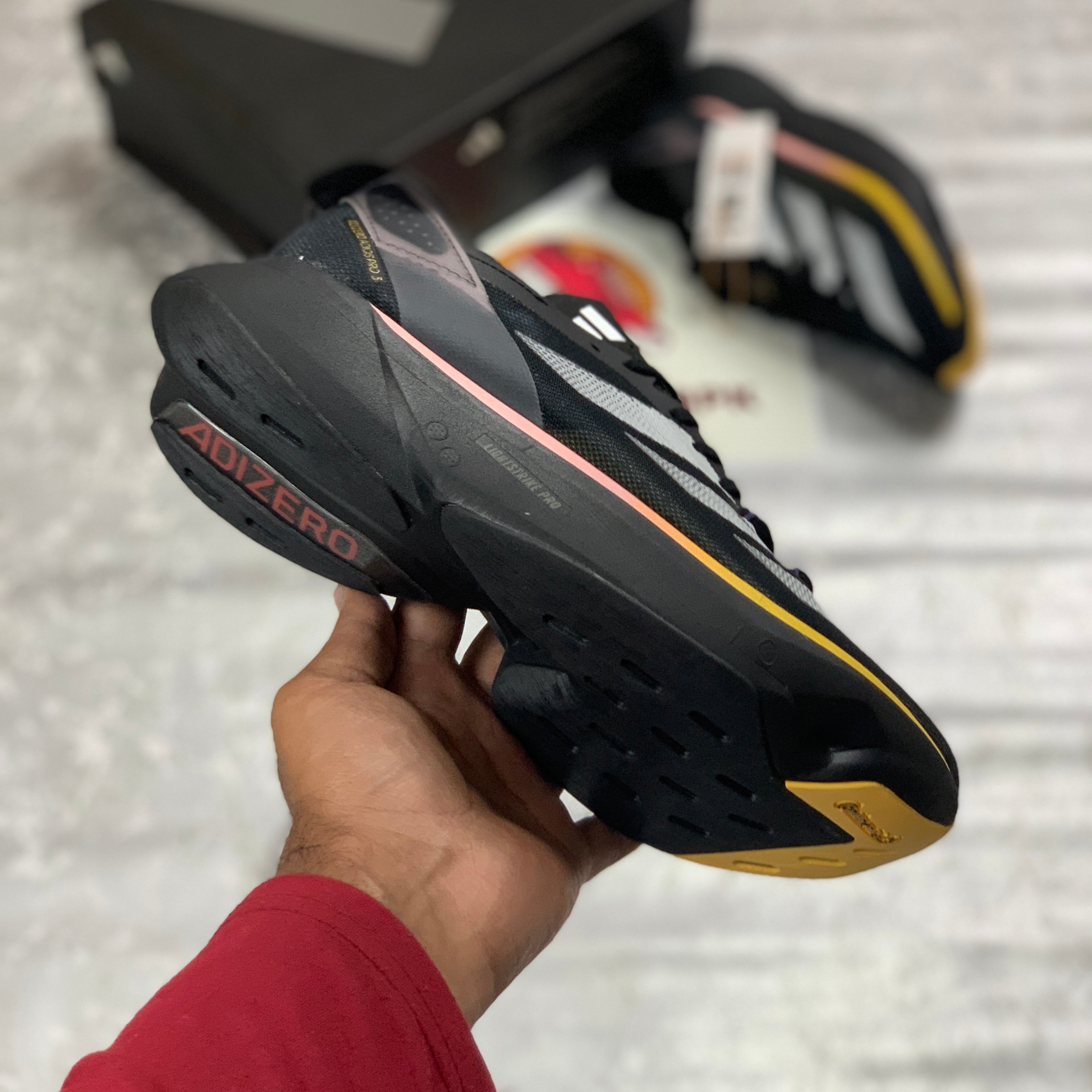 ADIIZERO ADIOS PRO 3 (BLACK) ULTRA LIGHTWEIGHT PREMIUM BATCH