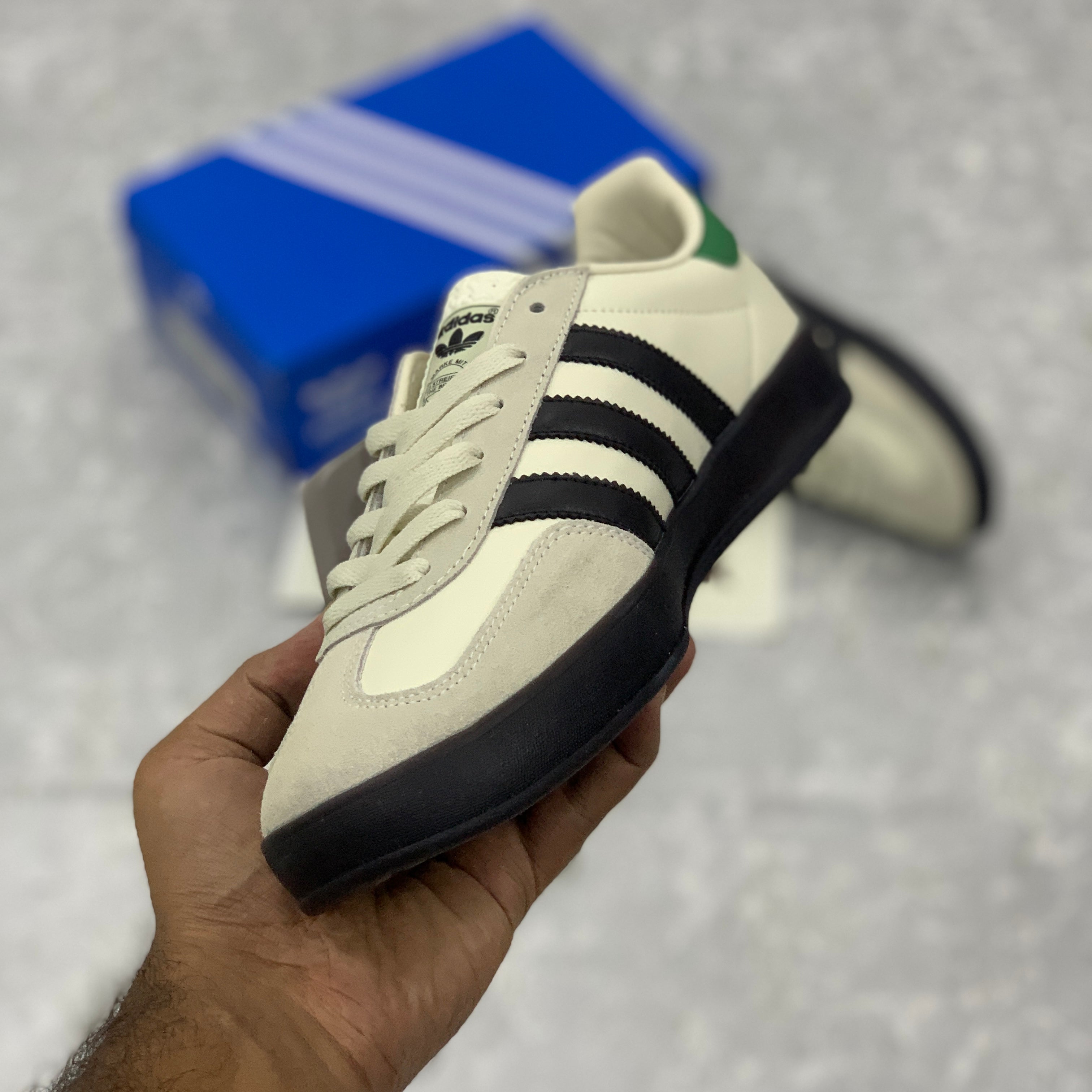 Adii Gazelle (White Black Green)