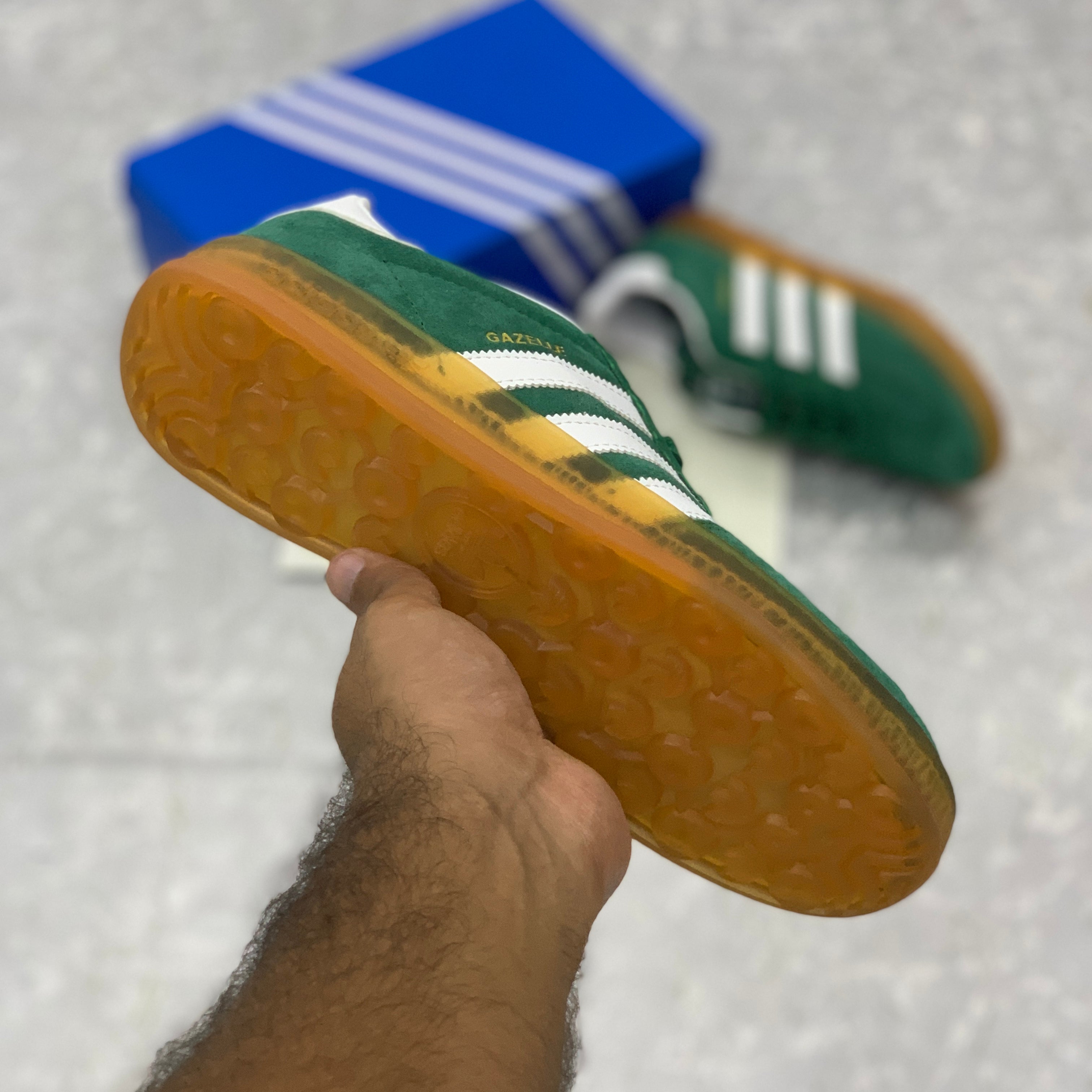 Adii Gazelle (Green Suede) Premium Batch