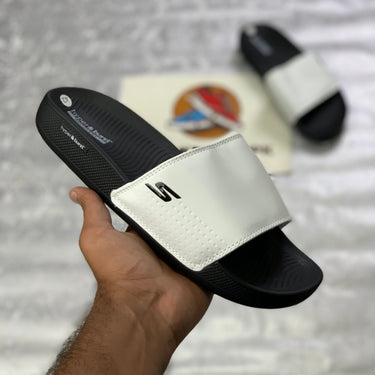 Skechers Hyperrbursst Recovery Edge Slide “Black White”