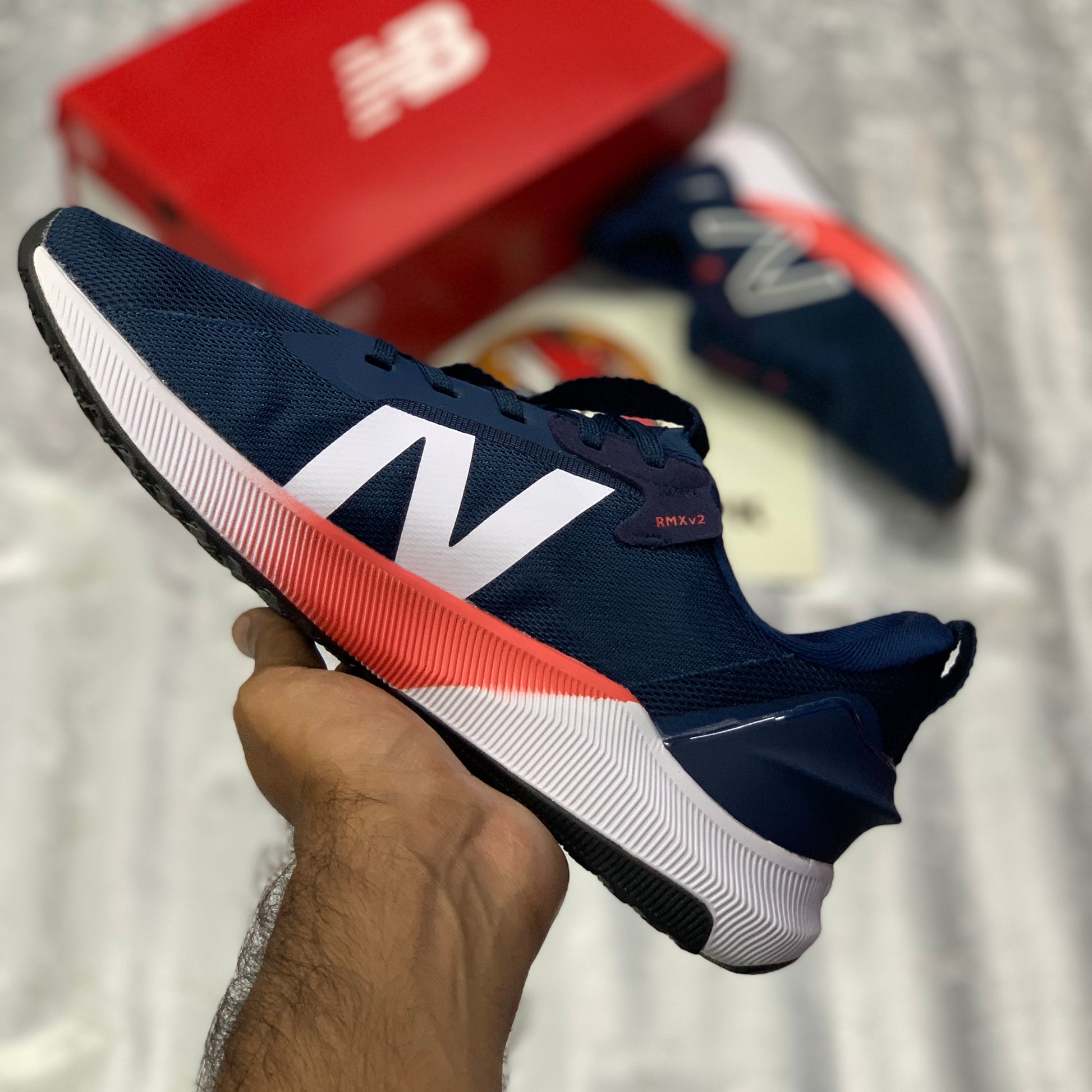 NB FuelCell Propel RMX v2 Navy Orange