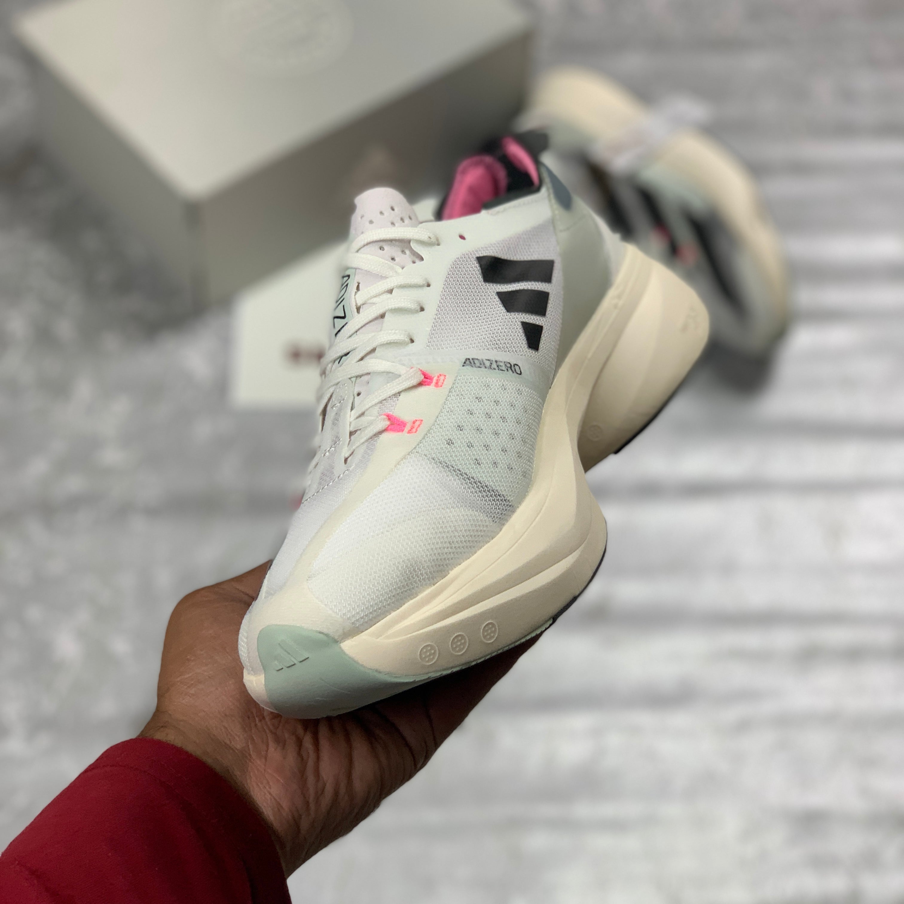 ADIIZERO ADIOS PRO 3 (GREY) ULTRA LIGHTWEIGHT PREMIUM BATCH