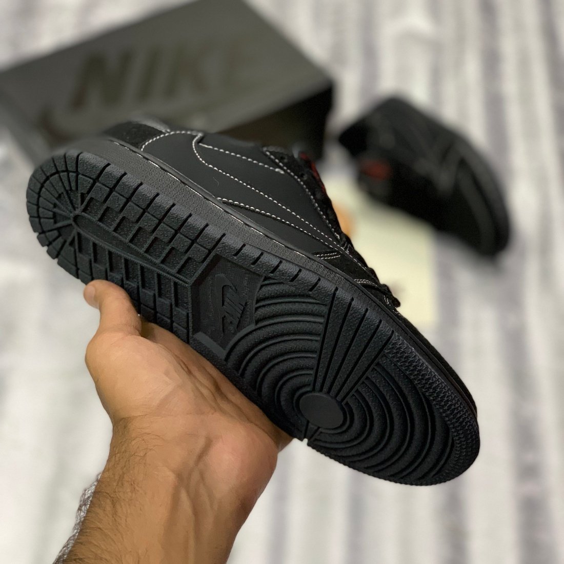 Aj-1 Lows x Traviis Scottt (Black Phantom) AAA Version