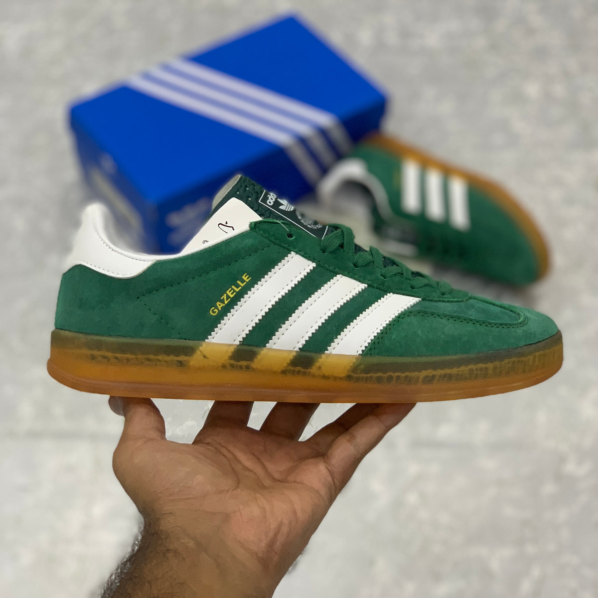 Adii Gazelle (Green Suede) Premium Batch
