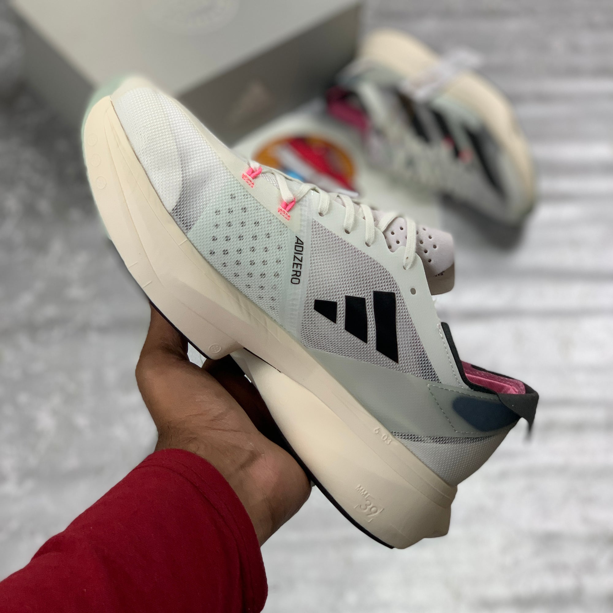 ADIIZERO ADIOS PRO 3 (GREY) ULTRA LIGHTWEIGHT PREMIUM BATCH