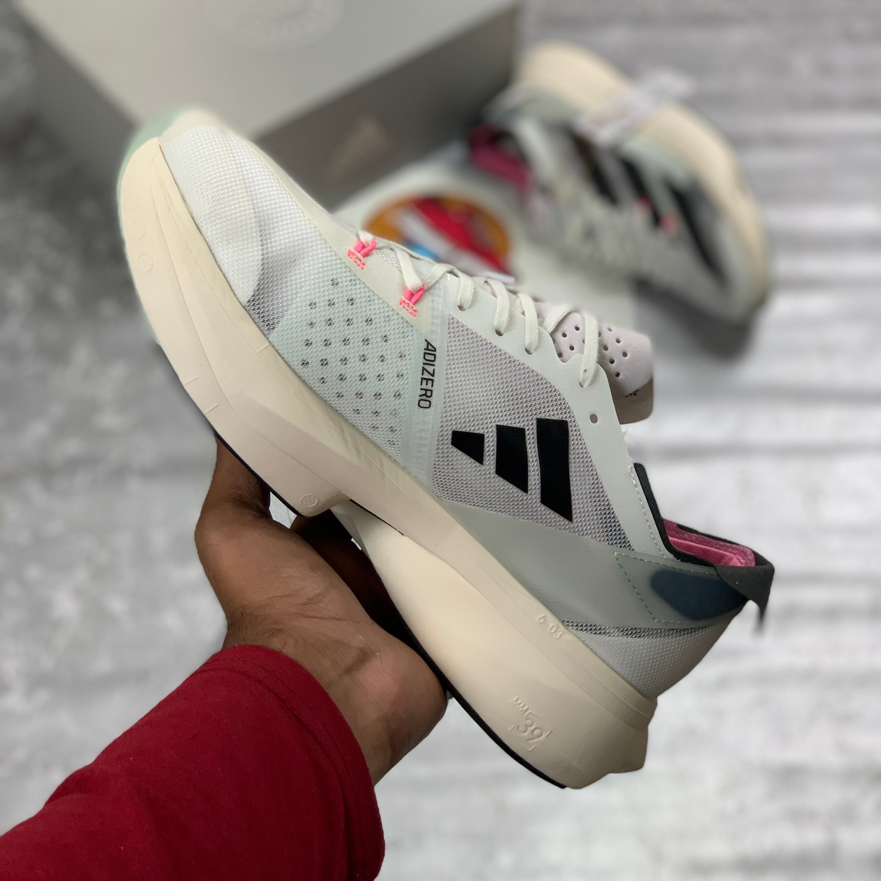ADIIZERO ADIOS PRO 3 (GREY) ULTRA LIGHTWEIGHT PREMIUM BATCH