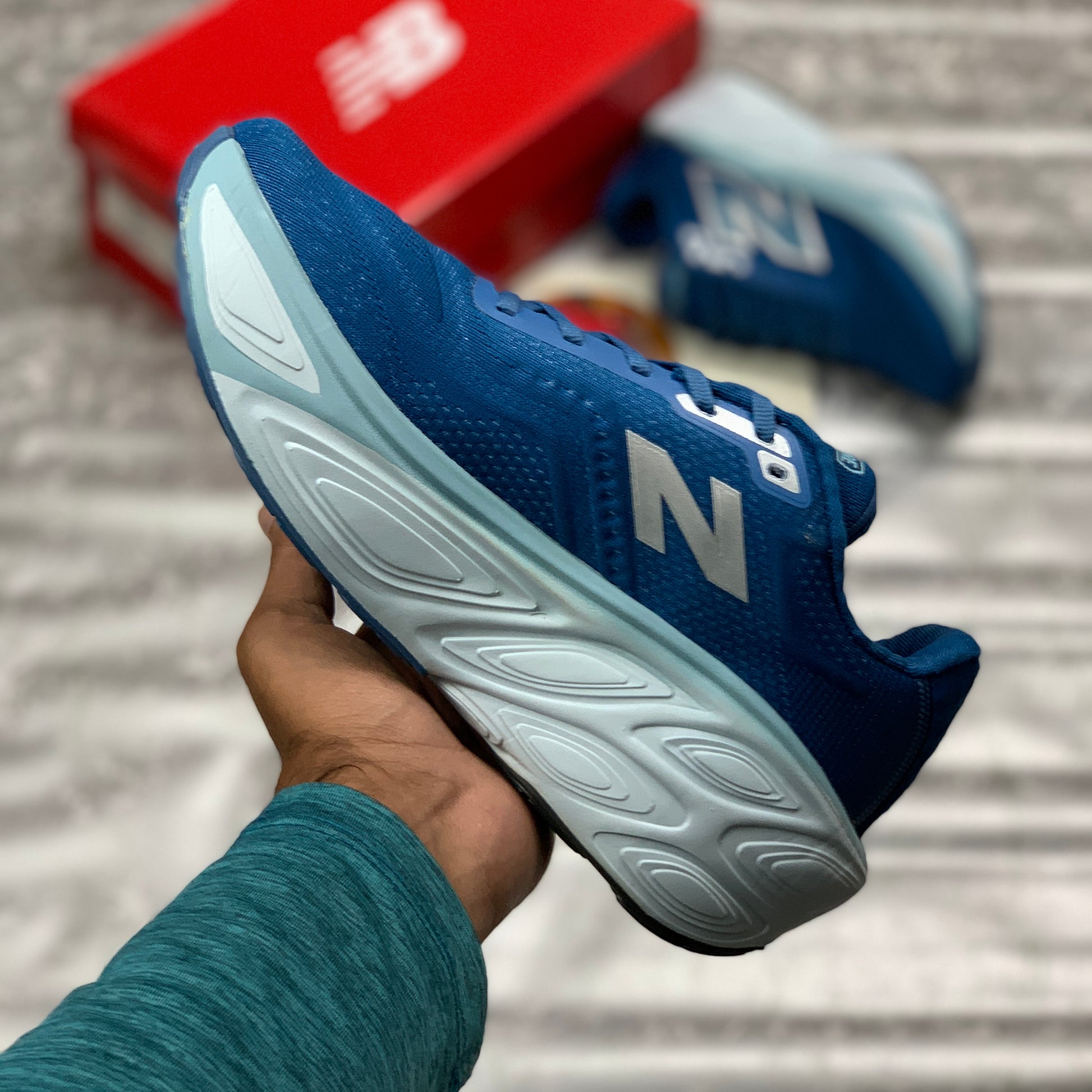 NB Fresh Foam X More V5 (Blue)
