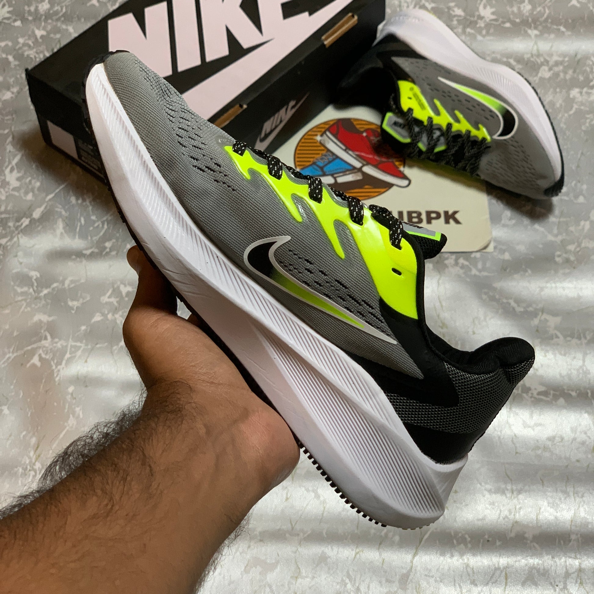 Nk Zooom Wiinfloo 7 (Grey Neon)