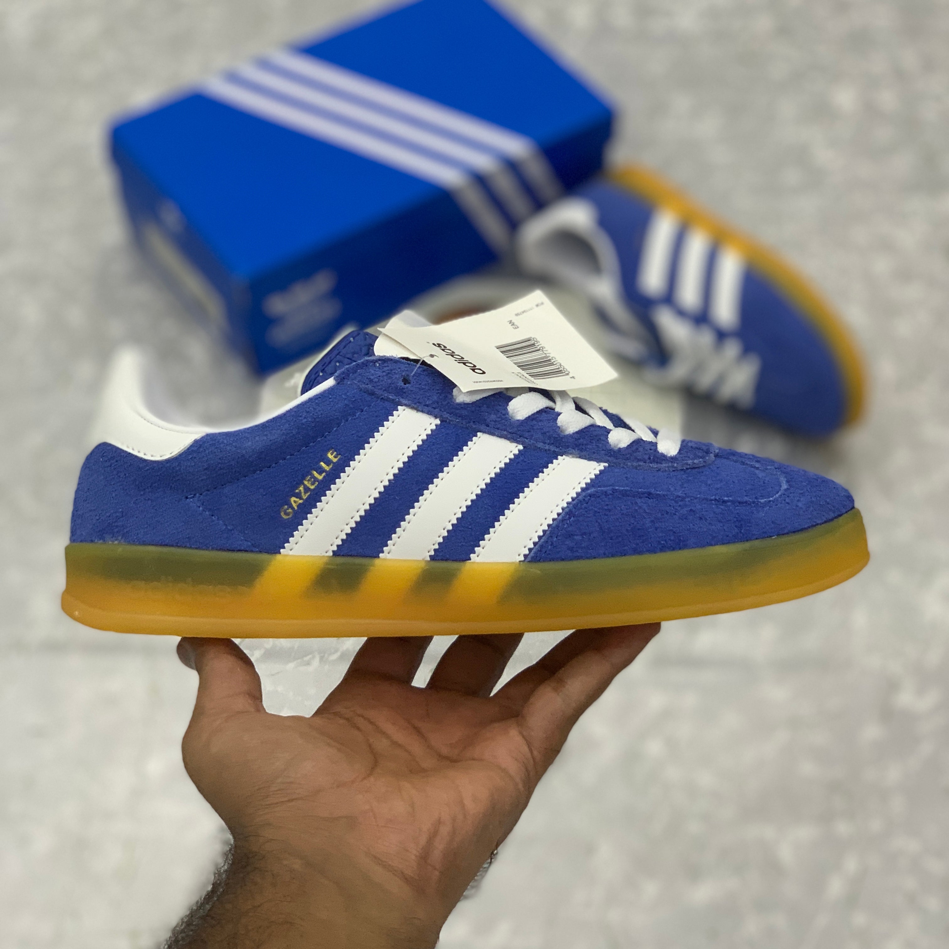 Adii Gazelle (Blue Suede) Premium Batch