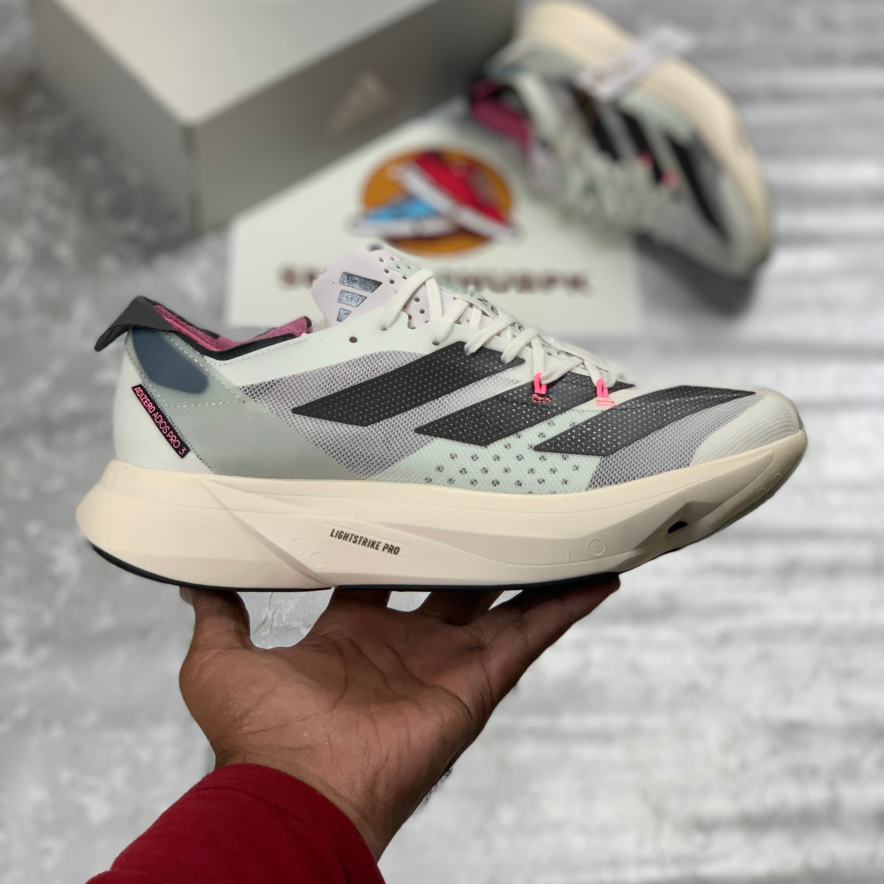 ADIIZERO ADIOS PRO 3 (GREY) ULTRA LIGHTWEIGHT PREMIUM BATCH