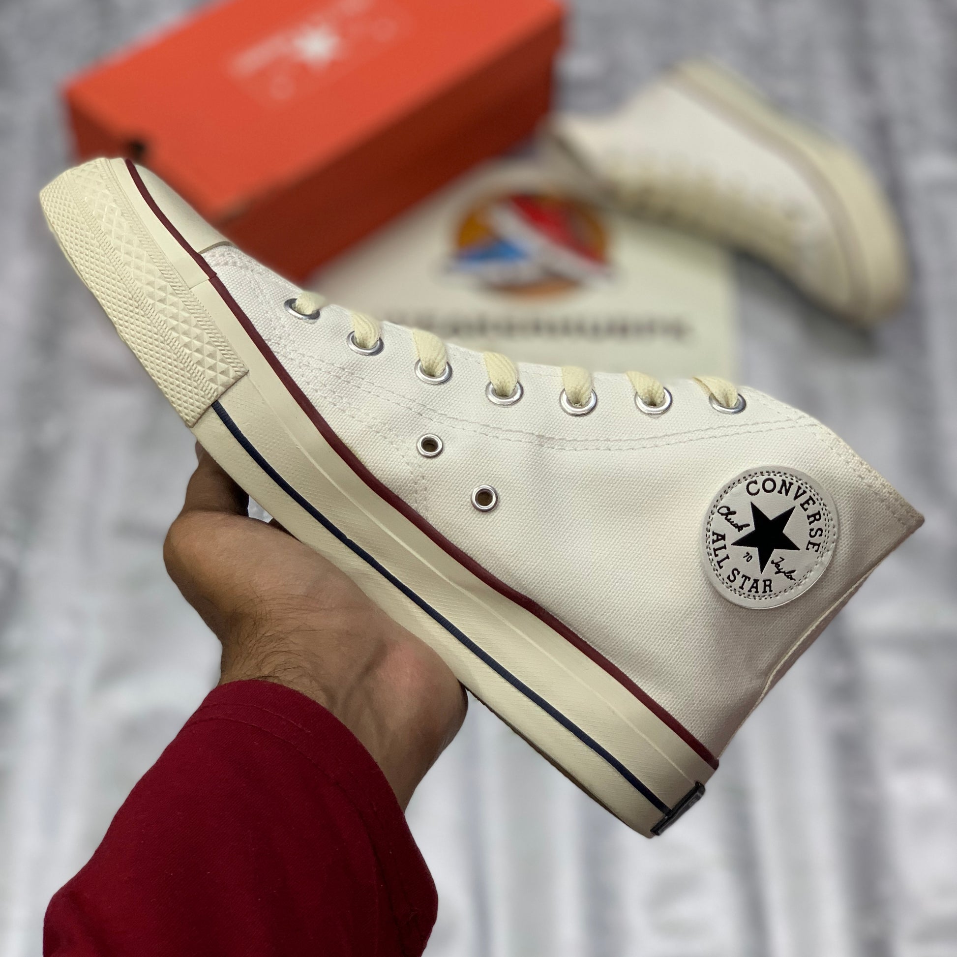 Converrsse Alll Starr HIGH “All White”
