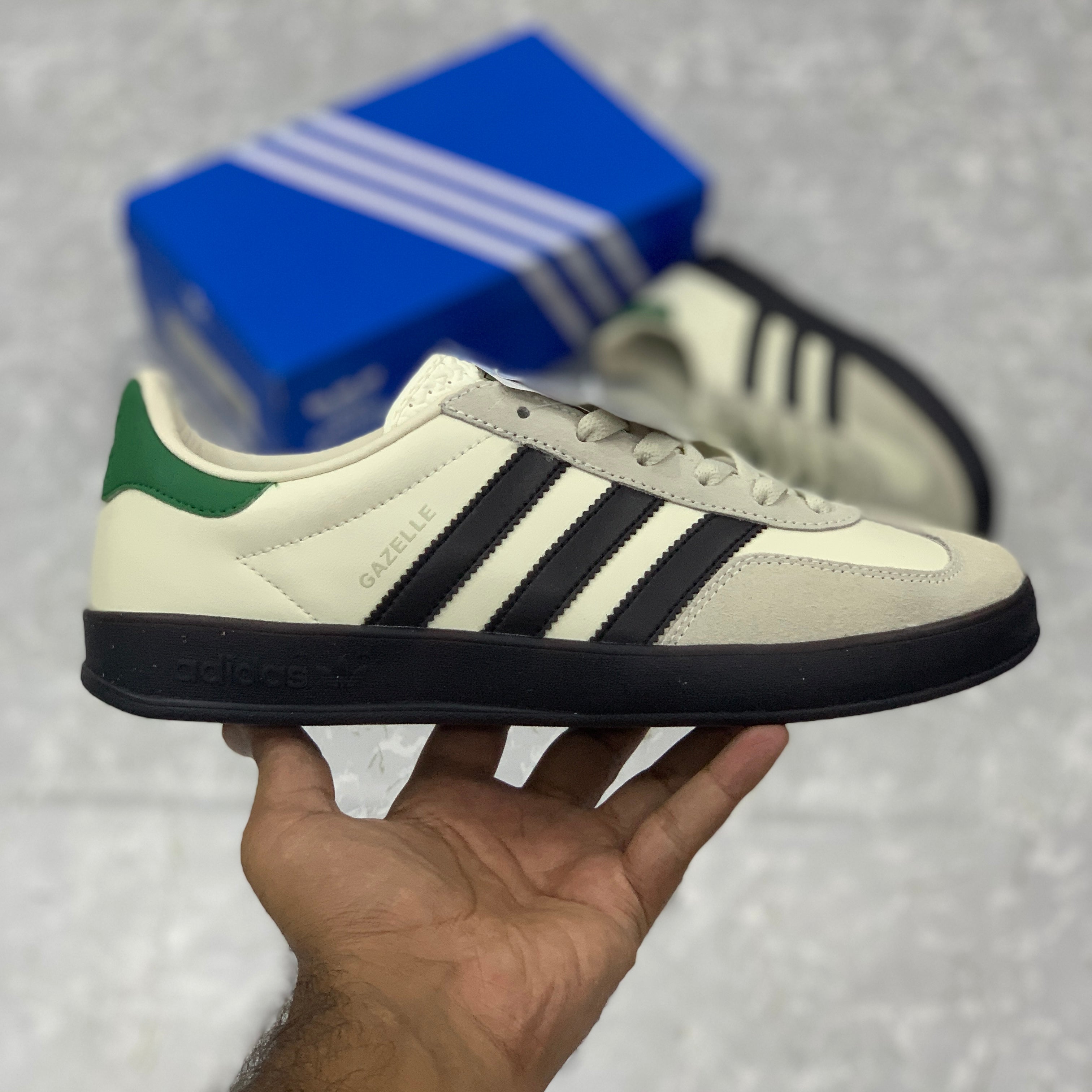 Adii Gazelle (White Black Green)