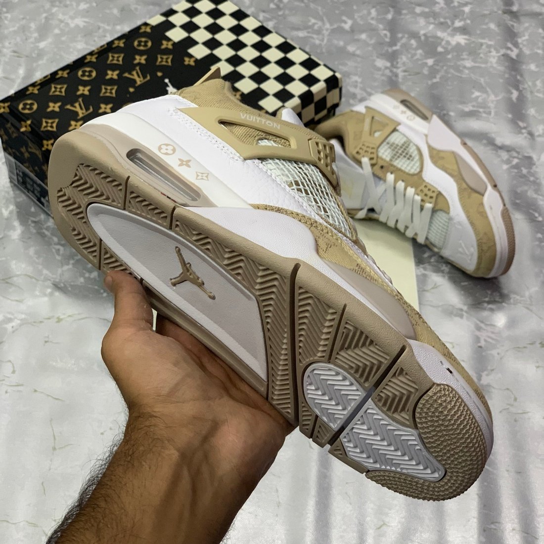 JD 4 Custom Lo-Vi (Natural)Premium Batch