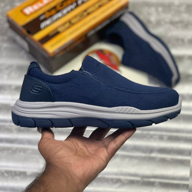 Skecherrs Relaxed Fitt with Air-Cooled "Navy"