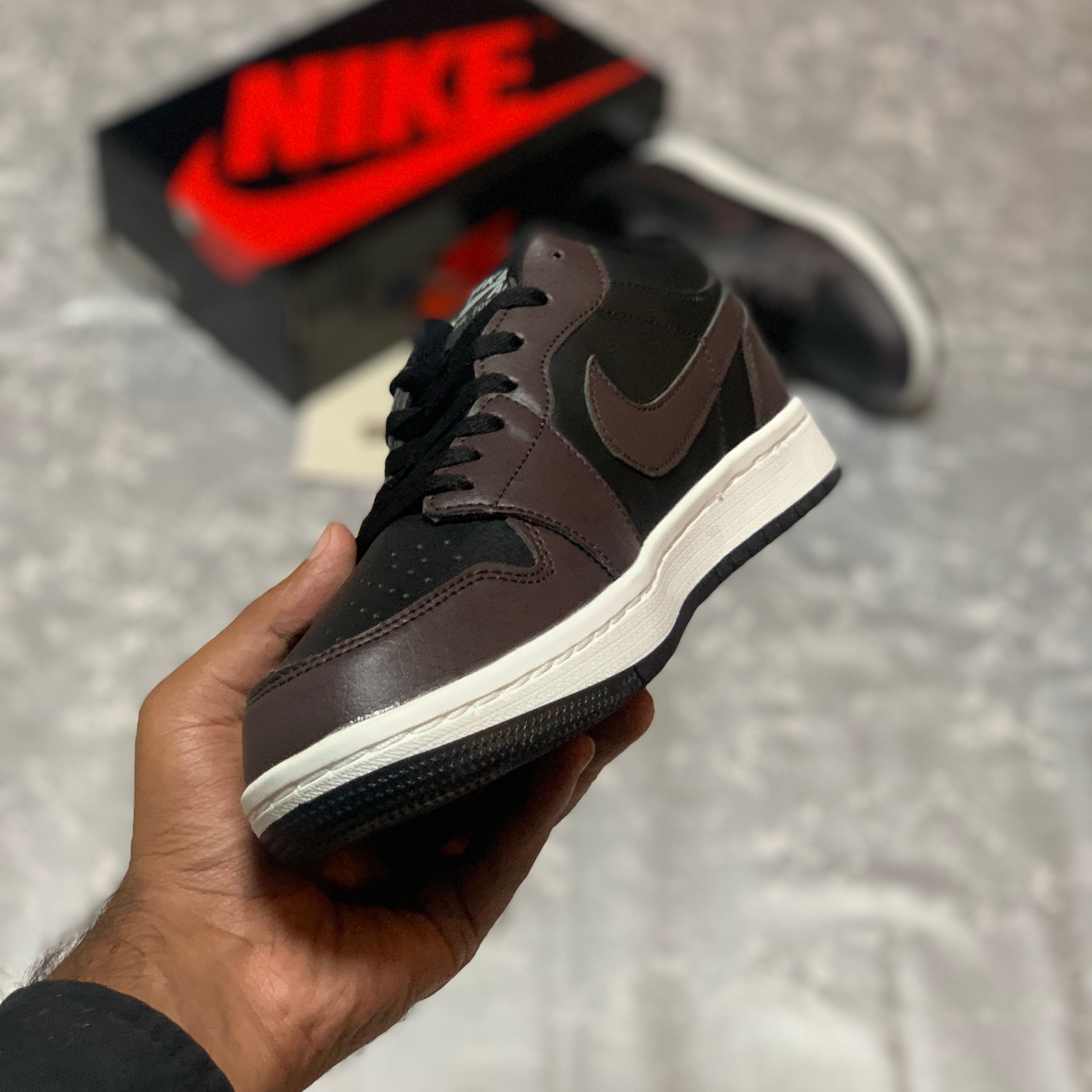 AJ1s Lows (Black Brown)