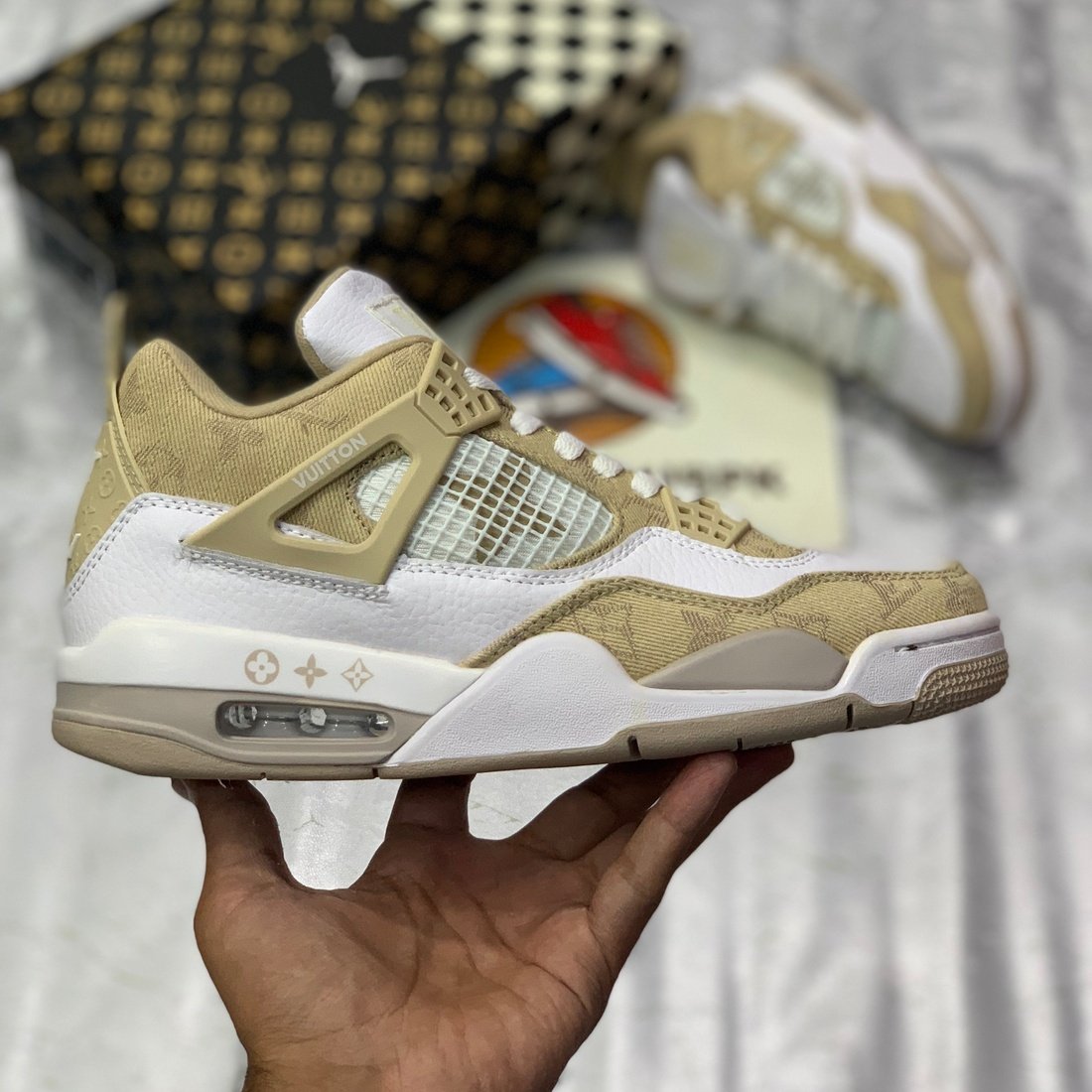 JD 4 Custom Lo-Vi (Natural)Premium Batch