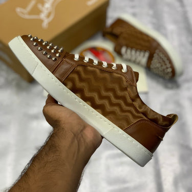 LB Jr Spiked Lows "Brown Silver"