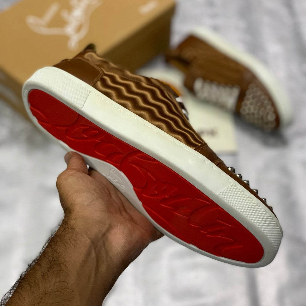 LB Jr Spiked Lows "Brown Silver"